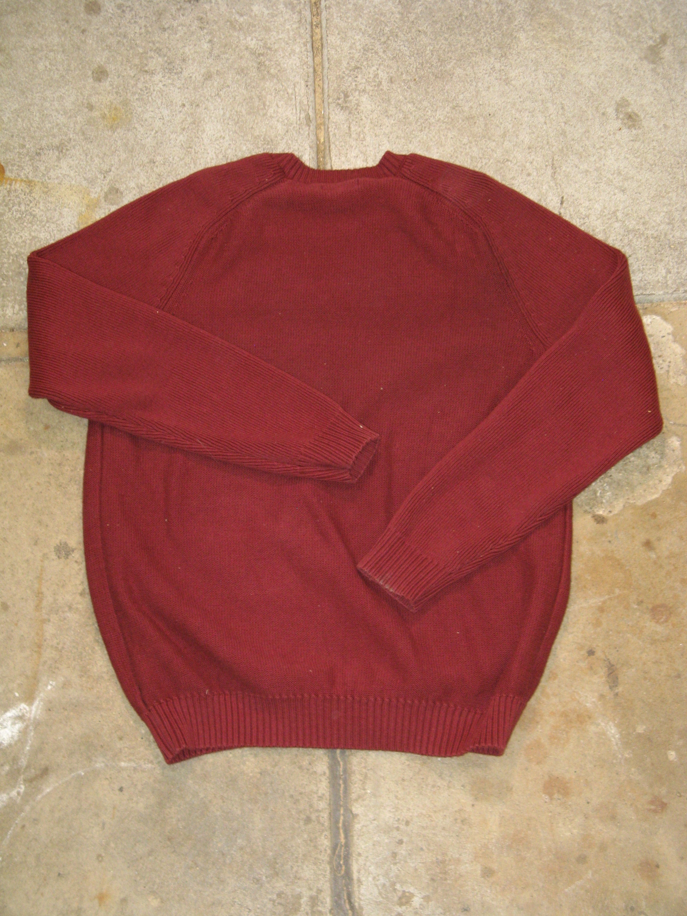 Vialice Red Raglan-Sleeve Sweater