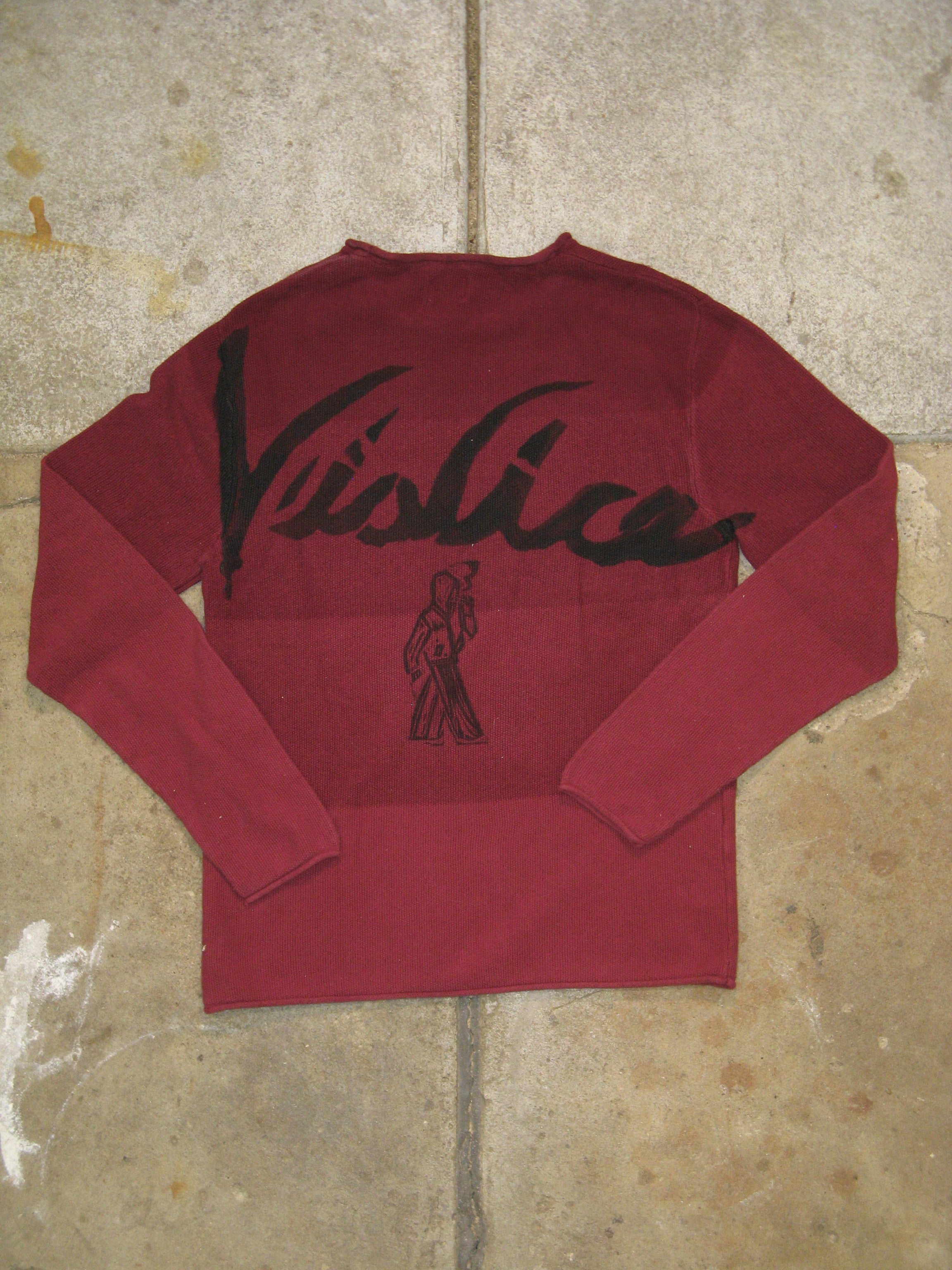 Vialice Raw Hem Sweater