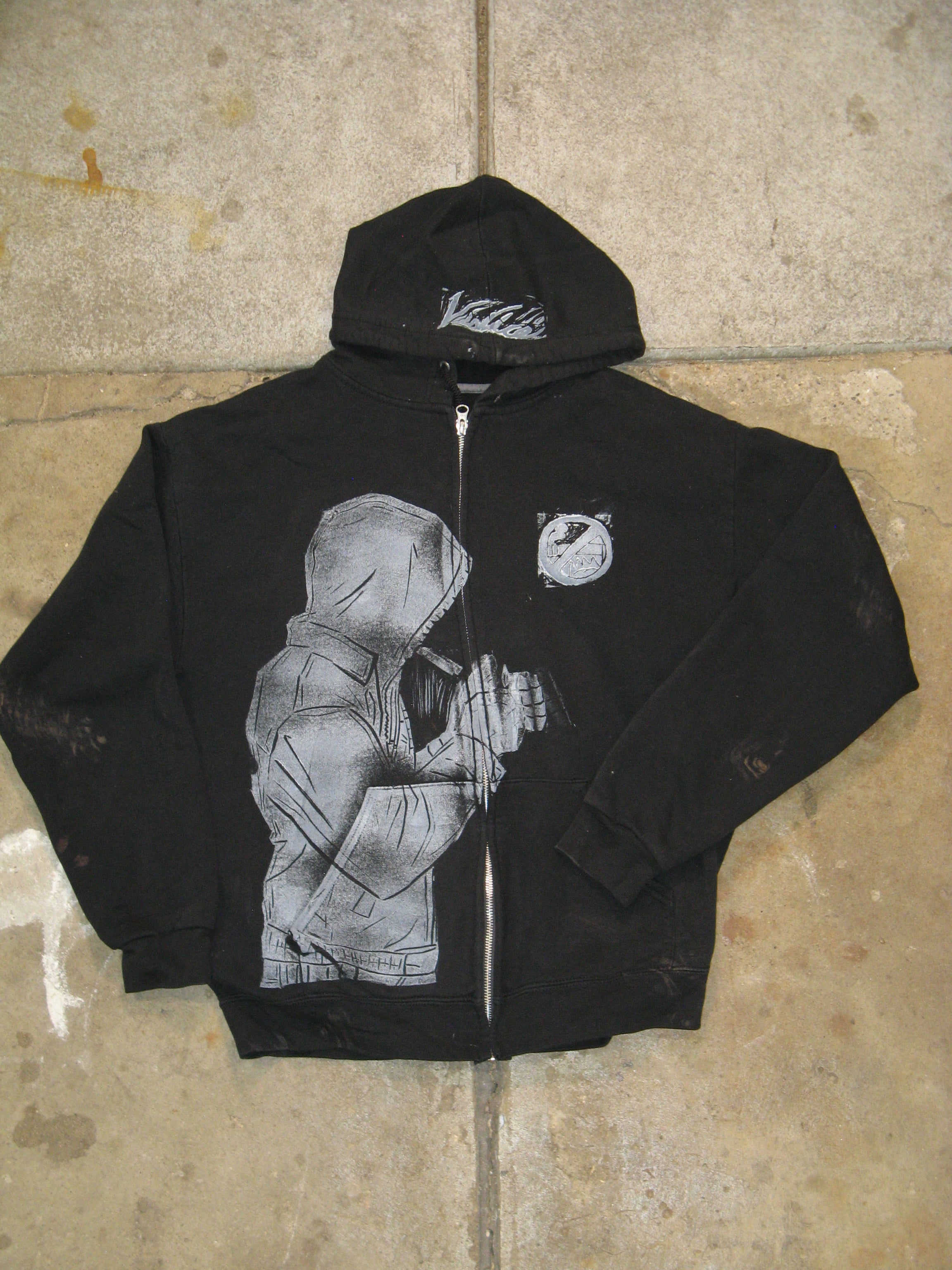 Vialice Black Hoodie