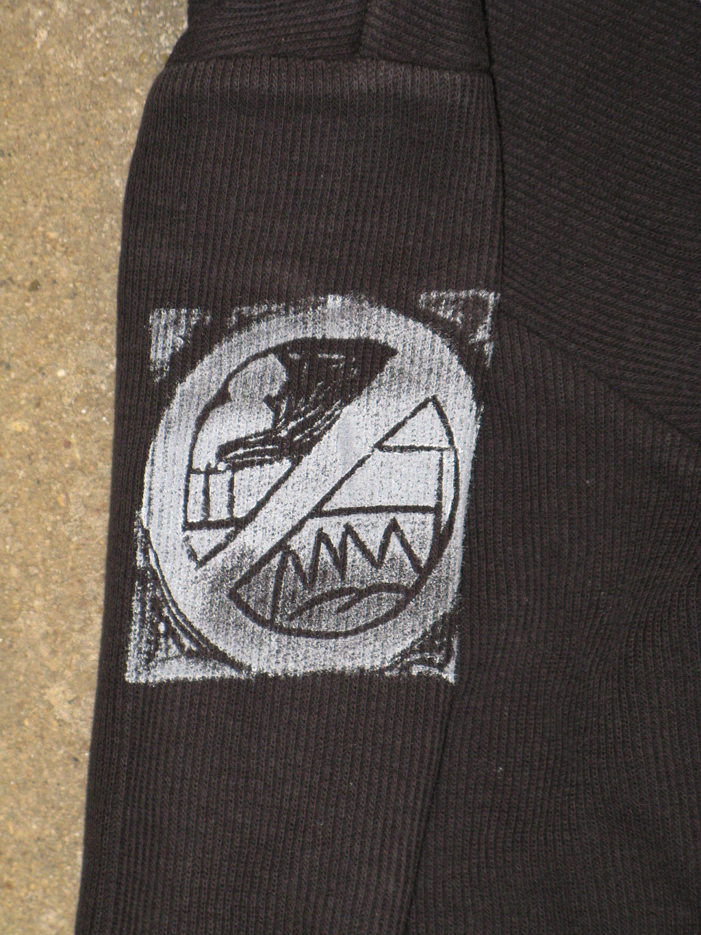 Vialice Ribbed Black Longsleeve
