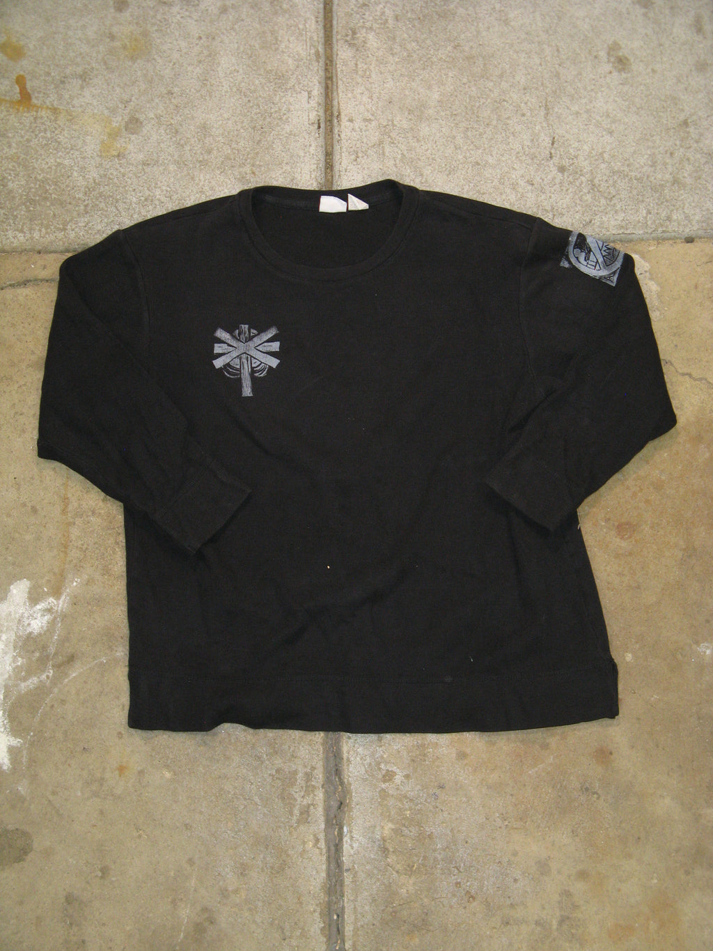 Vialice Ribbed Black Longsleeve
