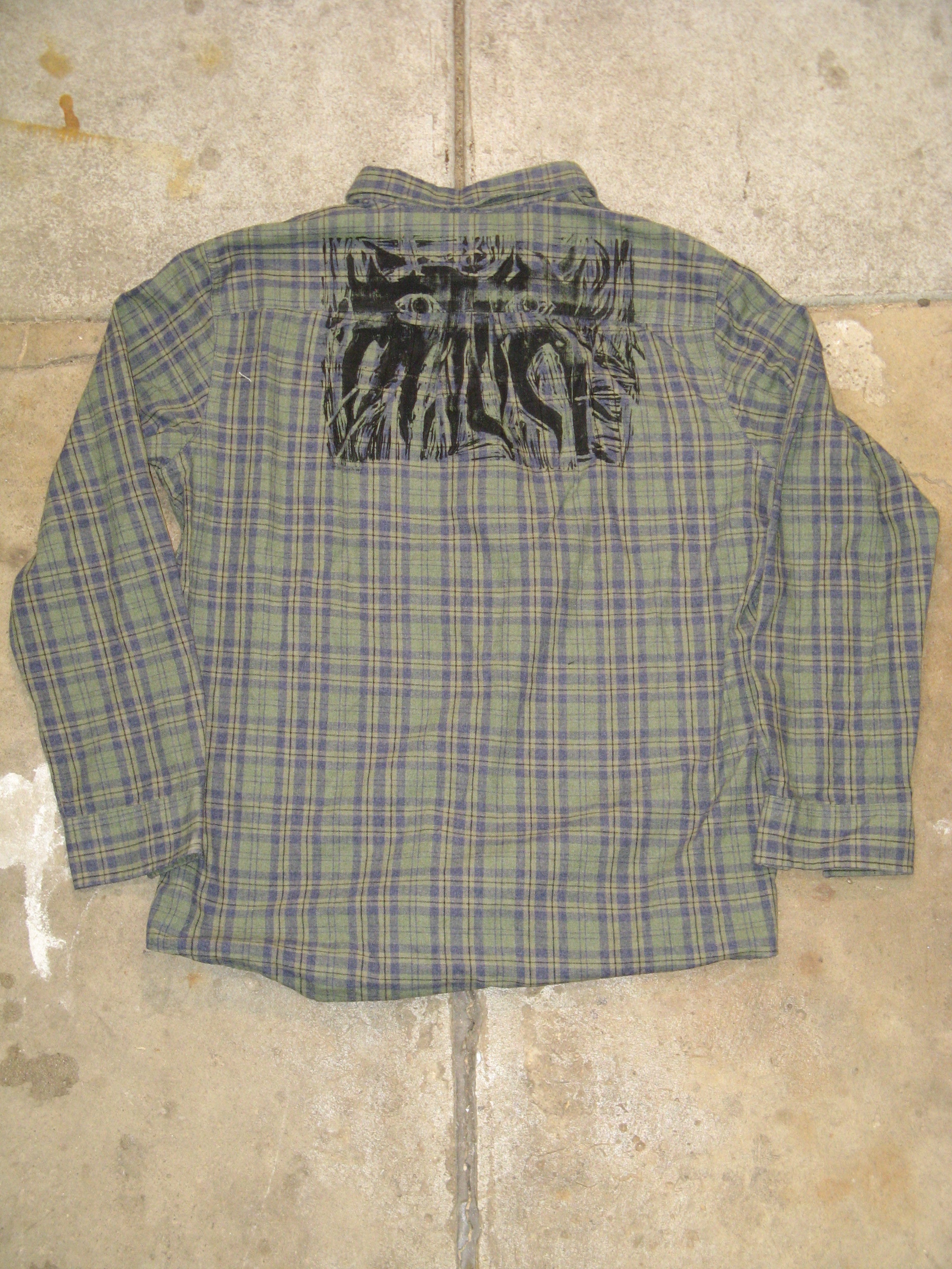 Vialice Green Flannel Shirt
