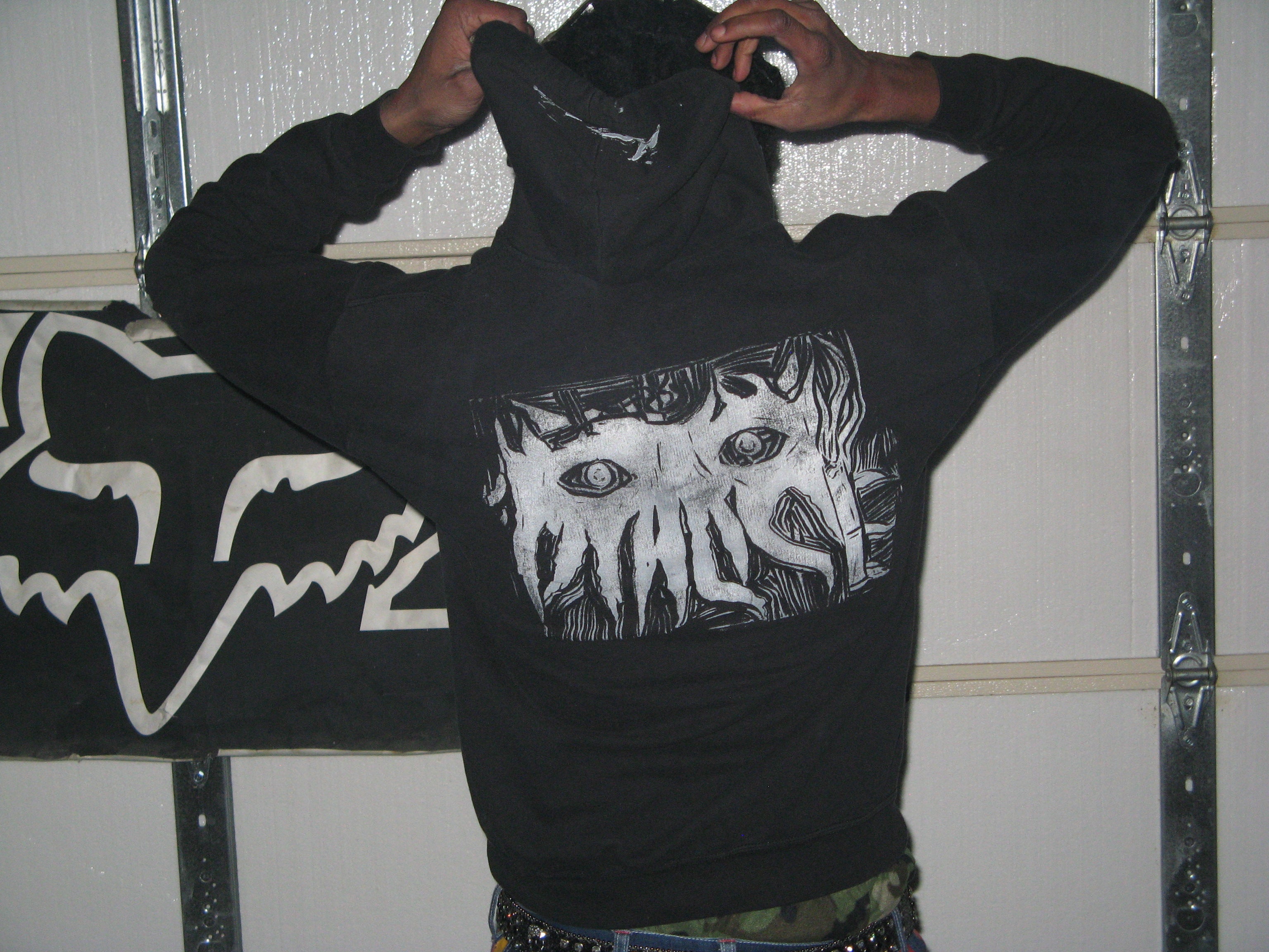 Vialice Black Hoodie