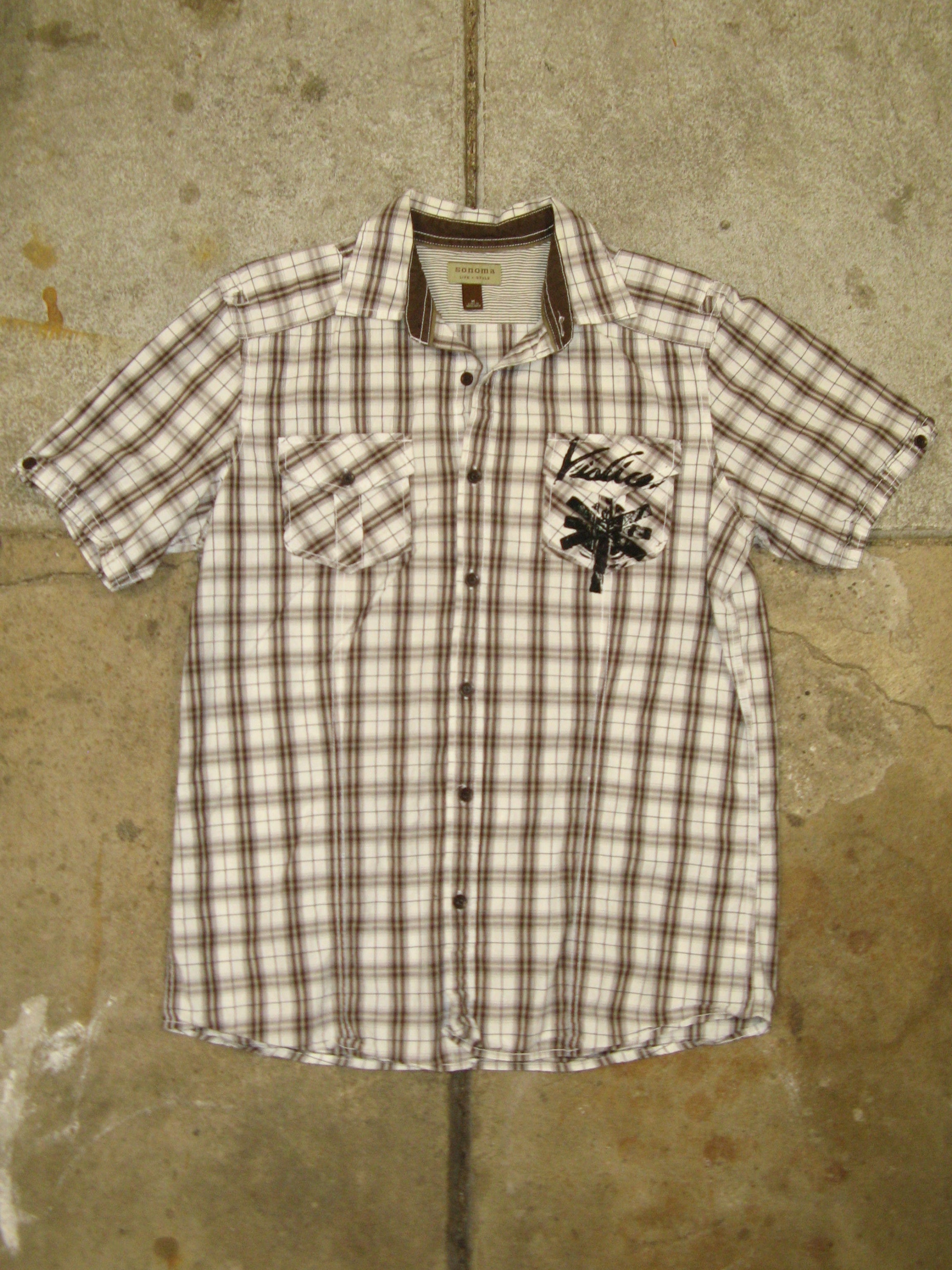 Vialice Brown Plaid Shirt