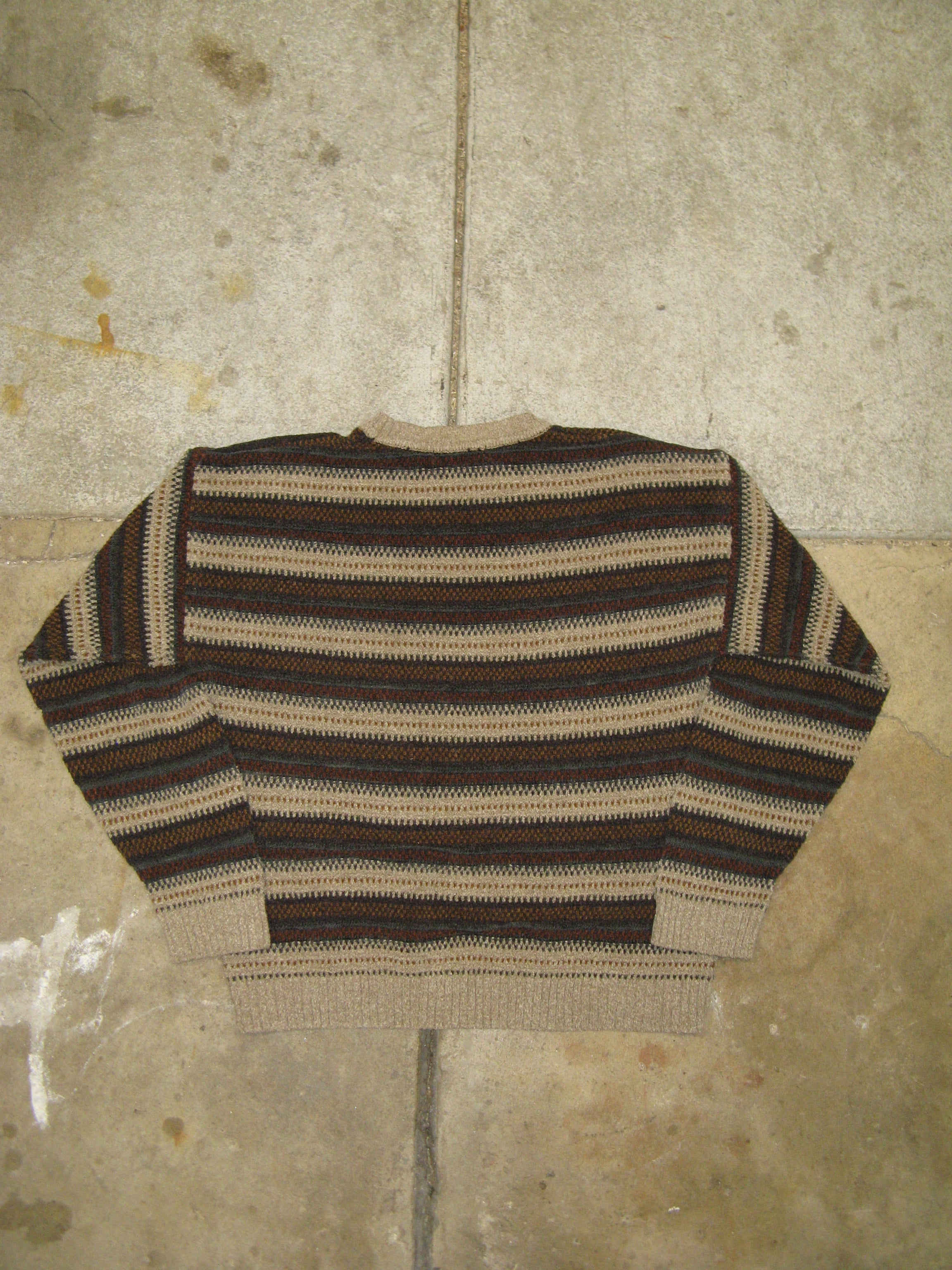 Vialice Striped Brown Sweater