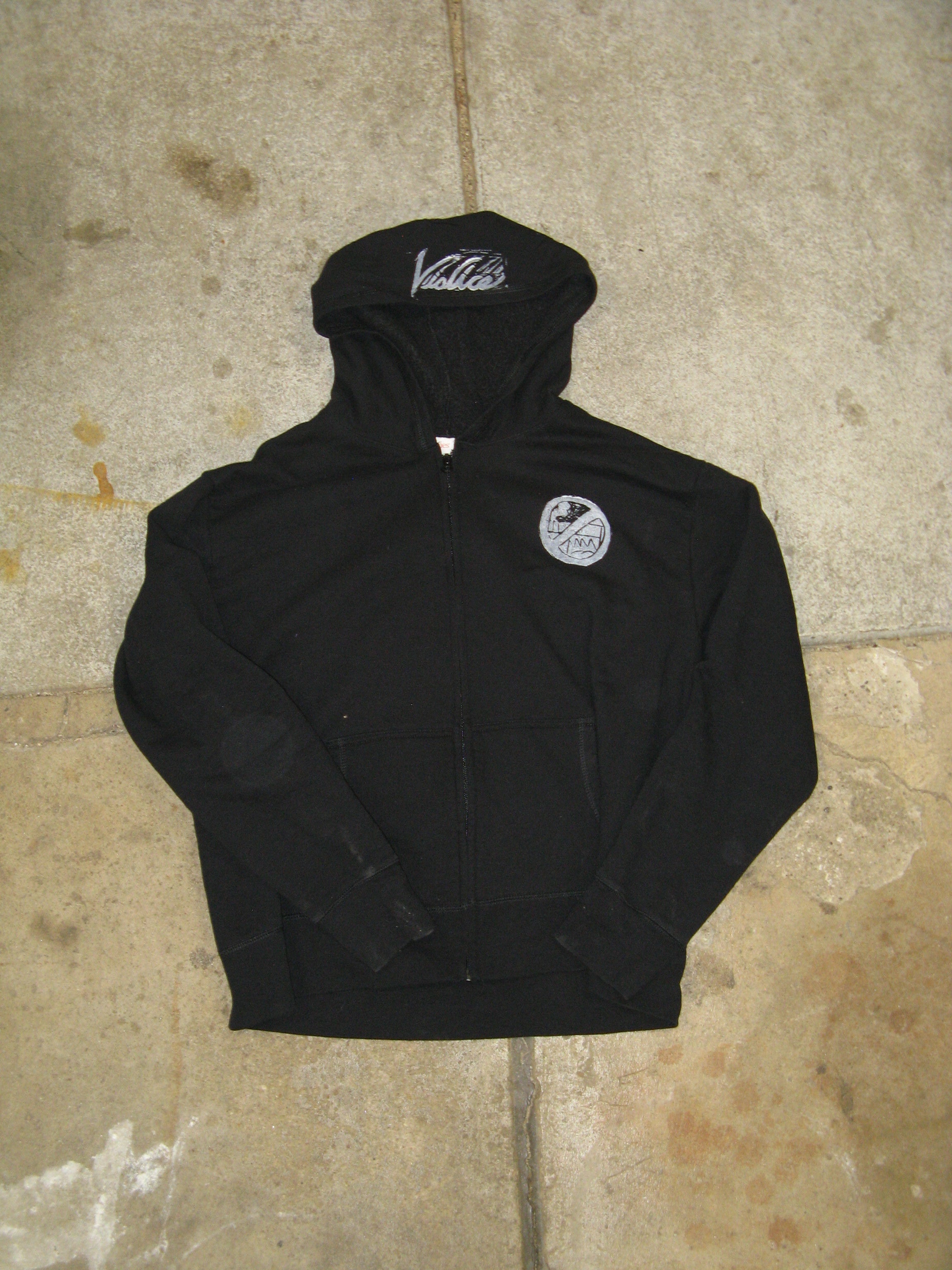 Vialice Black Hoodie