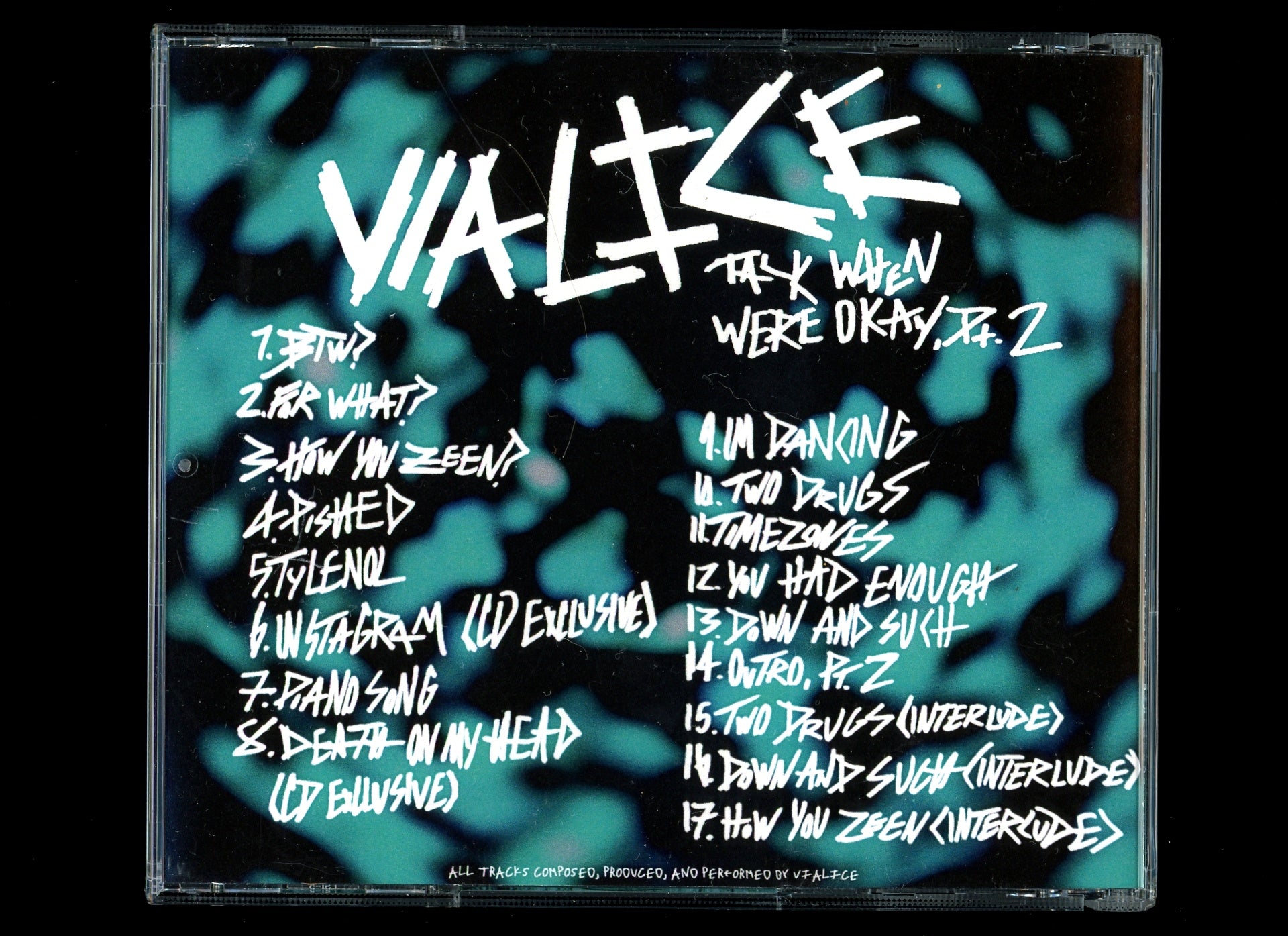 Vialice - Talk When Were Okay, Pt. 1 CD